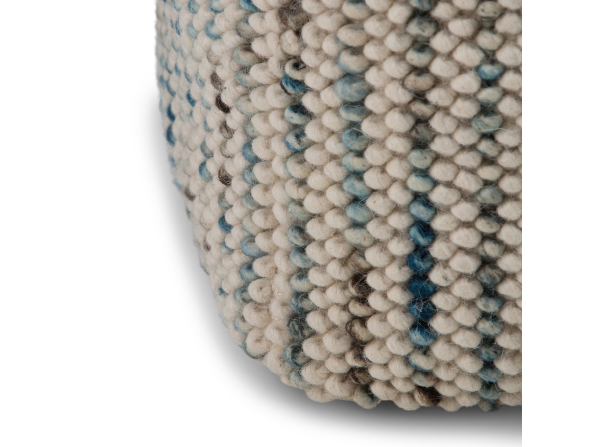 Simpli Home Zoey Pouf, Multi, large