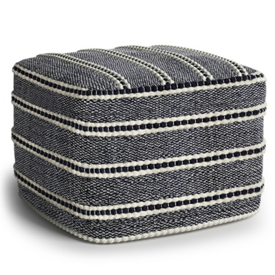 Simpli Home Corrie Indoor Pouf, , large