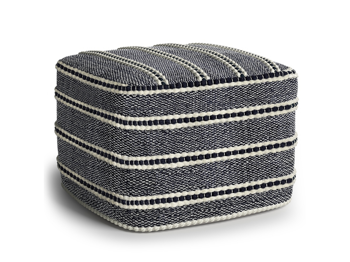 Simpli Home Corrie Indoor Pouf, , large
