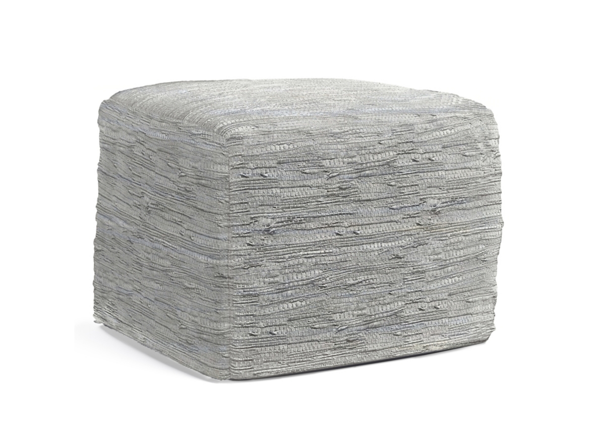 Simpli Home Fredrik Pouf, Cream, large