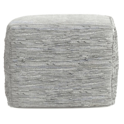 Simpli Home Fredrik Pouf, Cream, large