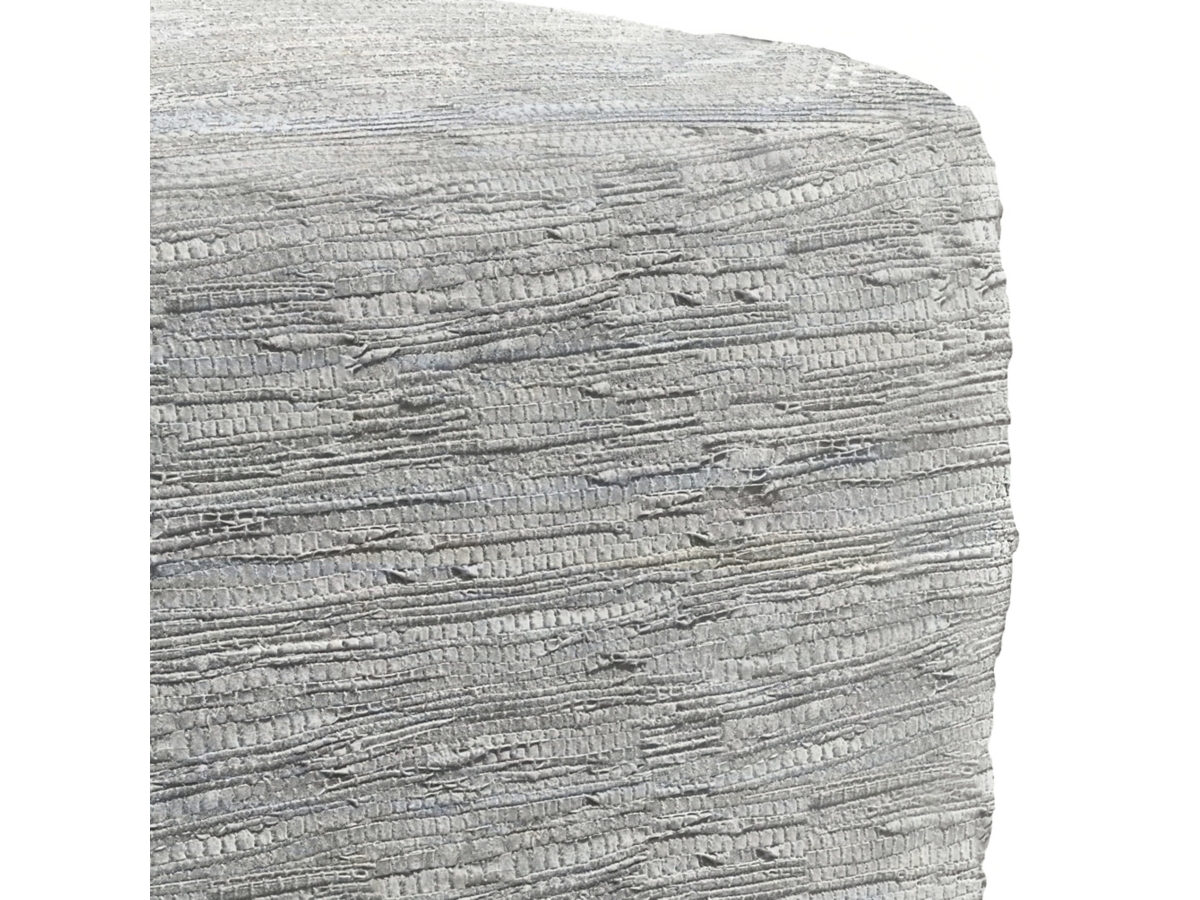 Simpli Home Fredrik Pouf, Cream, large