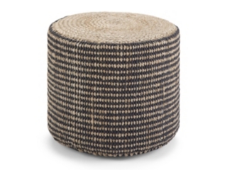 Simpli Home Larissa Braided Pouf