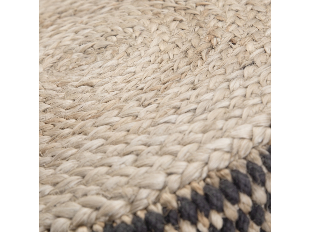 Simpli Home Larissa Braided Pouf, , large