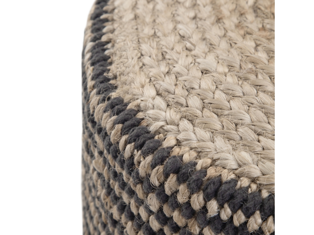 Simpli Home Larissa Braided Pouf, , large