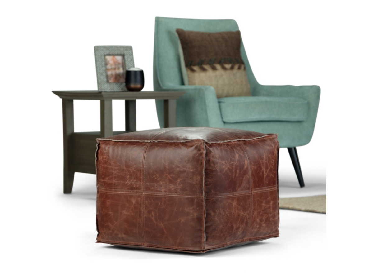 Simpli Home Sheffield Pouf, , large