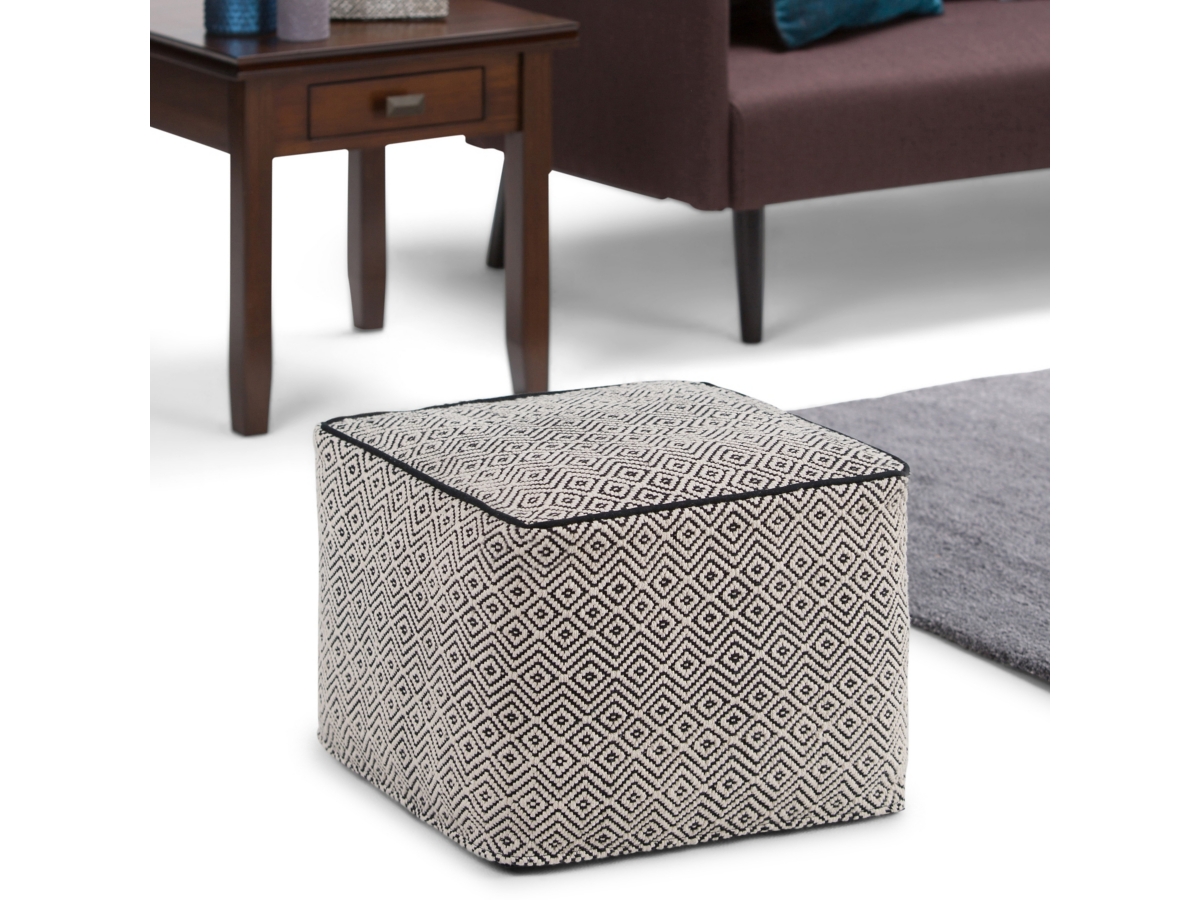 Simpli Home Brynn Pouf, , large