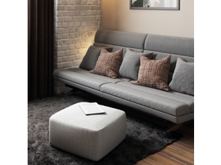 Simpli Home Nate Pouf