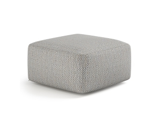 Simpli Home Nate Pouf