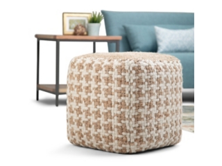 Simpli Home Cullen Pouf