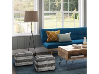 Simpli Home Clay Pouf