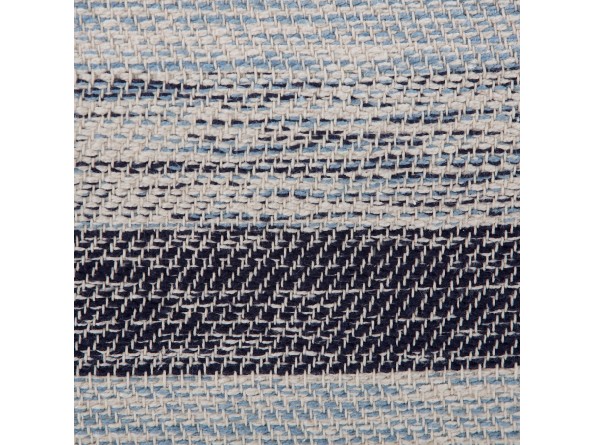 Simpli Home Clay Pouf, Blue, large