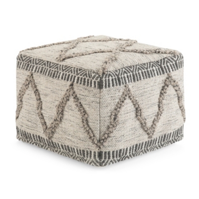 Simpli Home Sweeney Pouf, , large