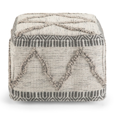 Simpli Home Sweeney Pouf, , large