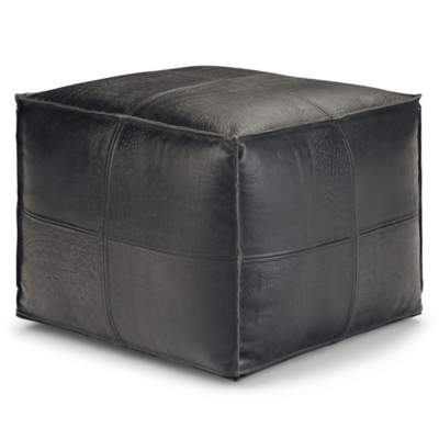 Simpli Home Bowen Pouf, , large