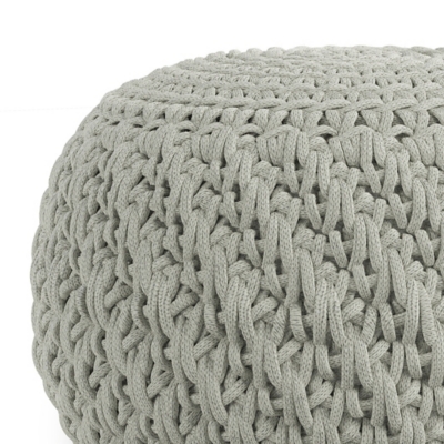 Simpli Home Nisi Indoor Pouf, , large