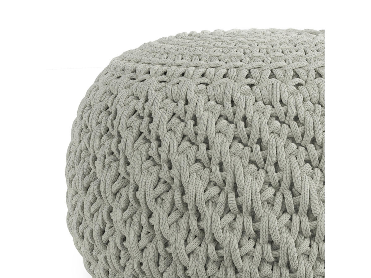 Simpli Home Nisi Indoor Pouf, , large