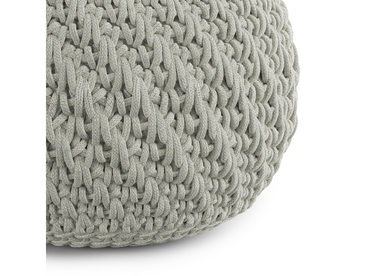 Simpli Home Nisi Indoor Pouf, , large