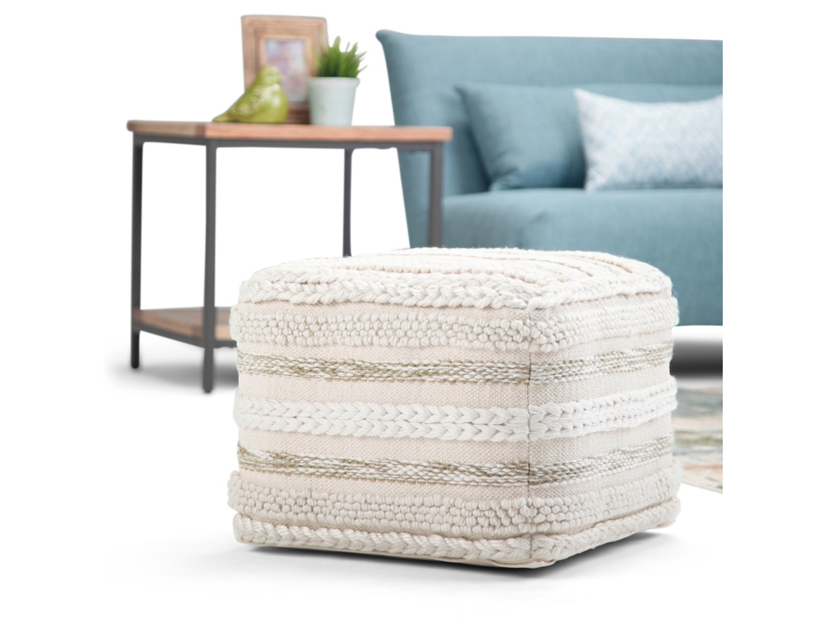 Simpli Home Sommer Pouf, , large