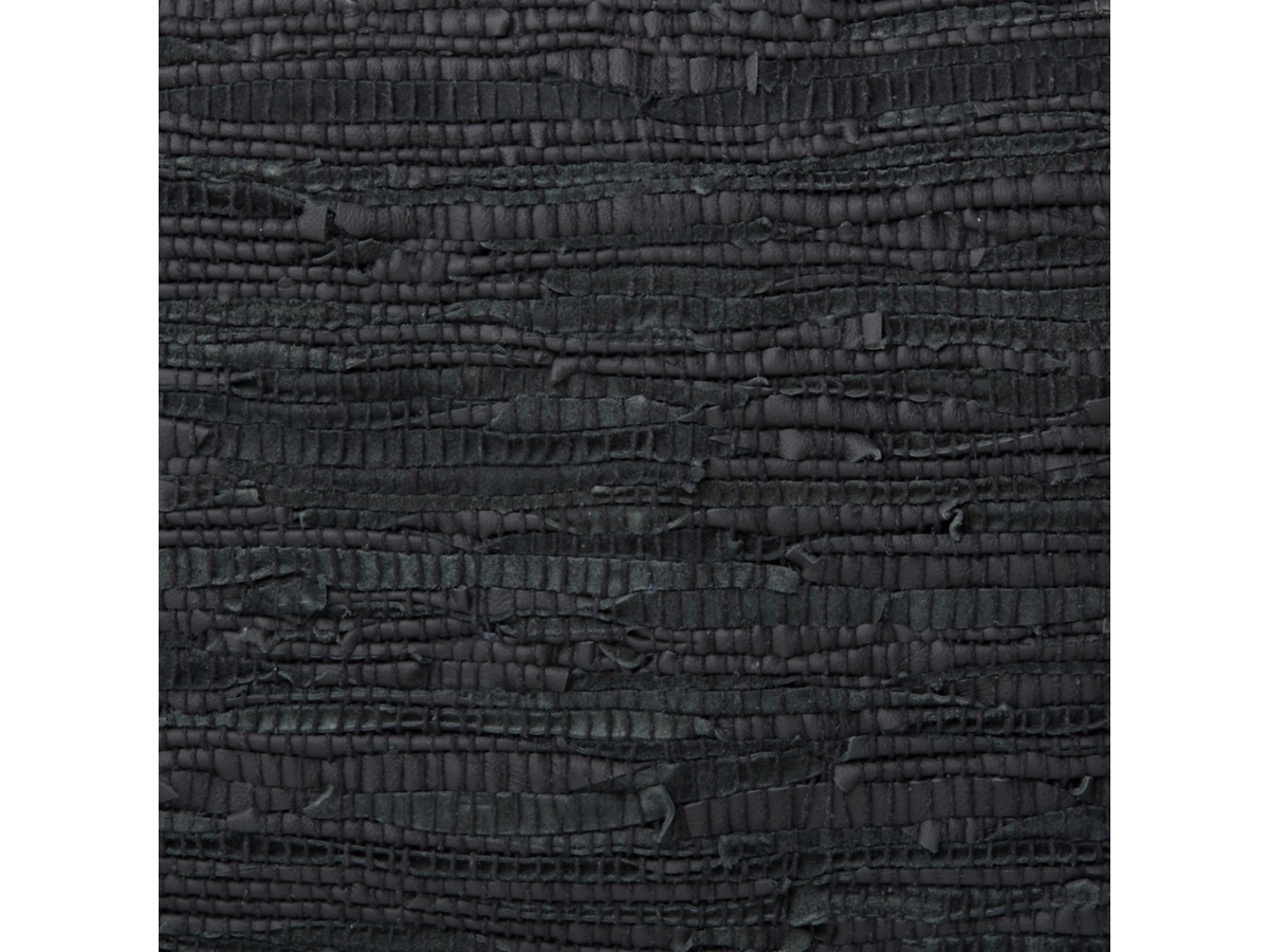 Simpli Home Fredrik Pouf, Black, large