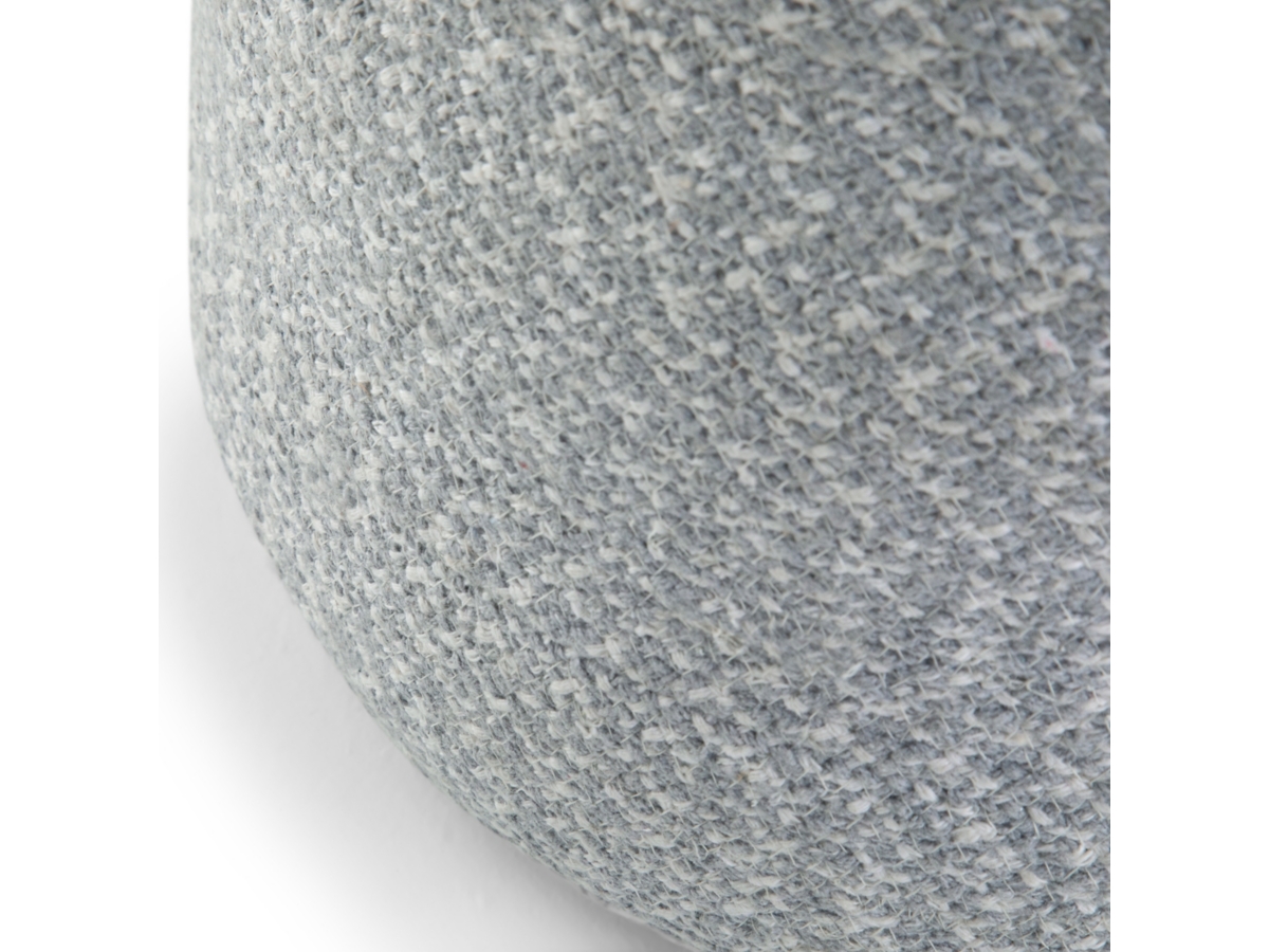 Simpli Home Bayley Braided Pouf, Blue/Natural, large