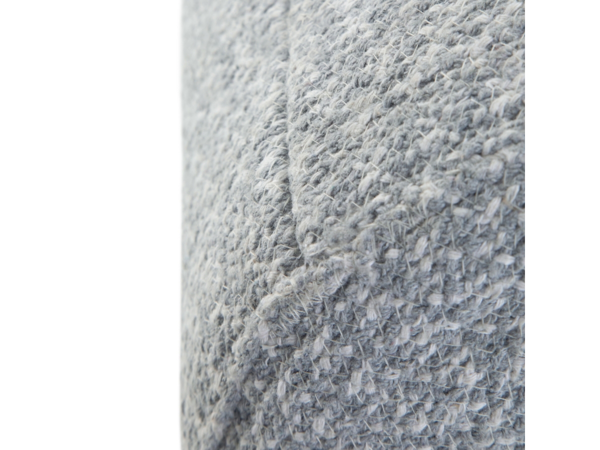 Simpli Home Bayley Braided Pouf, Blue/Natural, large