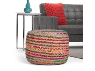 Simpli Home Margo Pouf