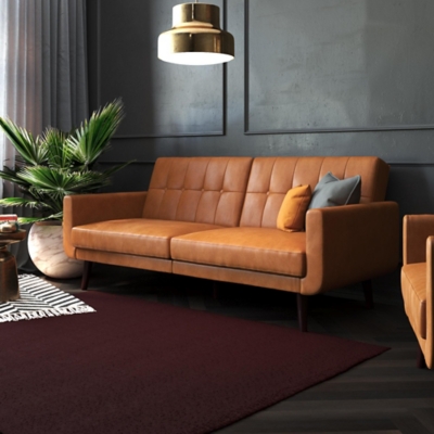 Modern store leather futon