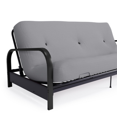 Mainstays metal arm futon store black metal frame