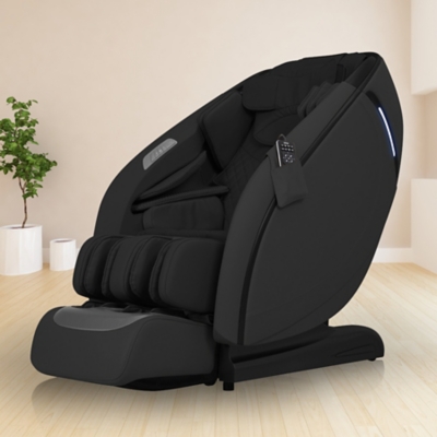 Osaki black faux online leather reclining massage chair