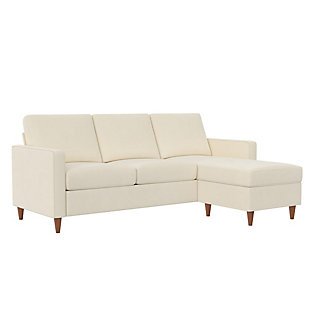 Atwater Living Zion Sectional Sofa, Ivory, large