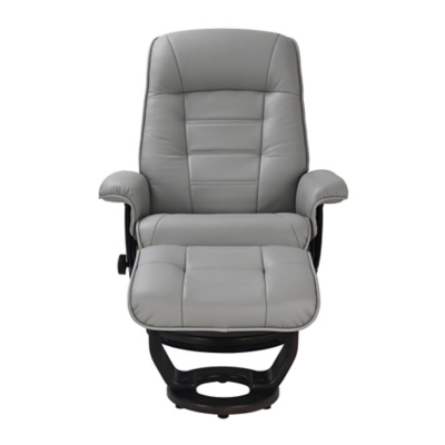 Corona Manual Leather Swivel Recliner Ashley