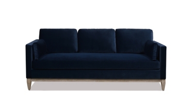 Jennifer Taylor home Knox Sofa, Dark Navy Blue, large