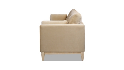 Beige Knox sofa side view