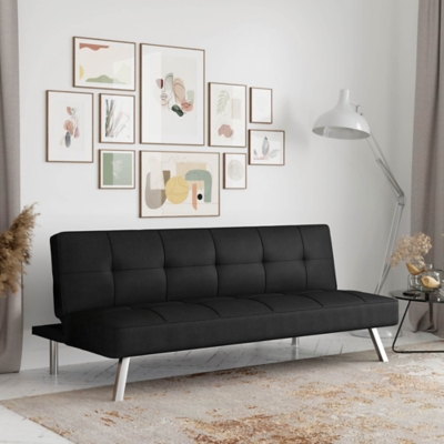 Serta Canton Futon, Black, rollover