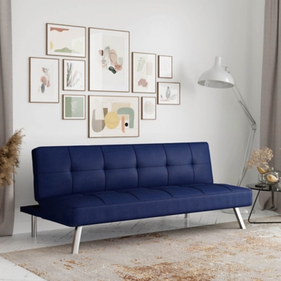 Serta Canton Futon, Navy, rollover