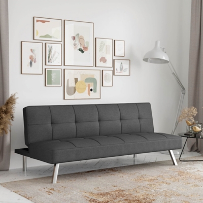 Serta Canton Futon, Charcoal, large
