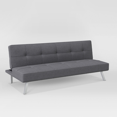 Serta Canton Futon, Charcoal, large