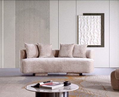 Manhattan Comfort Verandah Sofa, Beige, rollover