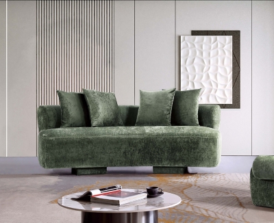 Manhattan Comfort Verandah Sofa, Olive Green, rollover