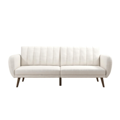 Novogratz Brittany Futon, Ivory, large