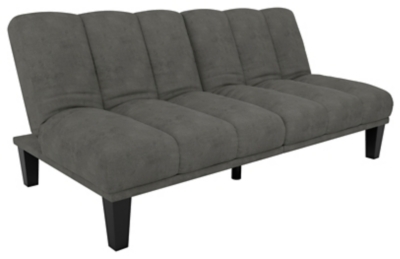 Burke Futon, Gray, large