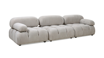 Ashley corduroy deals sectional sofa