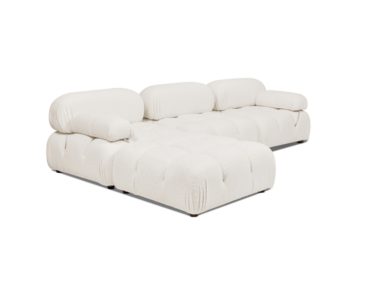 Marcel Bubble Boucle Modular 4-Piece Reversible Sectional