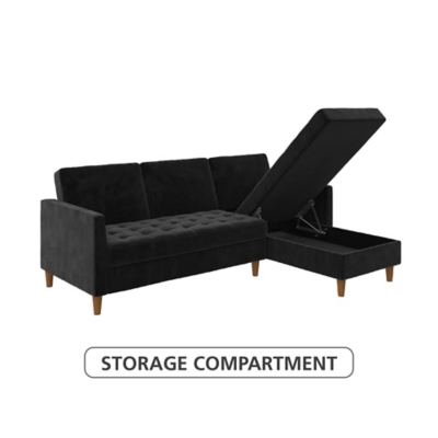 Atwater Living Palma Storage Futon Sectional Ashley Furniture Homestore