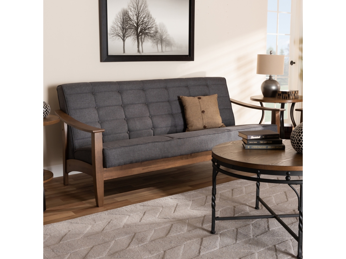 Baxton studio mid century sofa hotsell