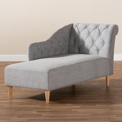 Baxton Studio Chaise Lounge Ashley