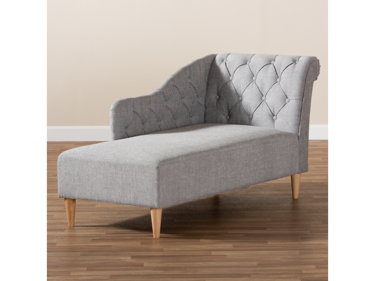 Baxton Studio Chaise Lounge Ashley