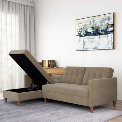 Atwater Living Heidi Storage Futon/Sectional | Ashley