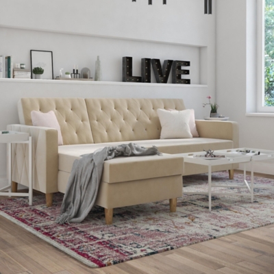 CosmoLiving by Cosmopolitan Liberty Sectional Storage Futon - Thumbnail 5